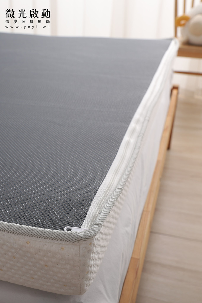 床墊商品攝影｜機能性純白床墊居家生活感明亮情境攝影 45