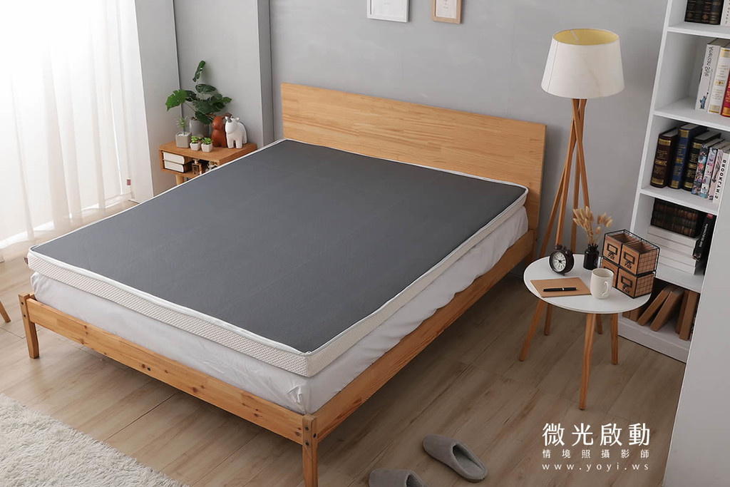 床墊商品攝影｜機能性純白床墊居家生活感明亮情境攝影 69
