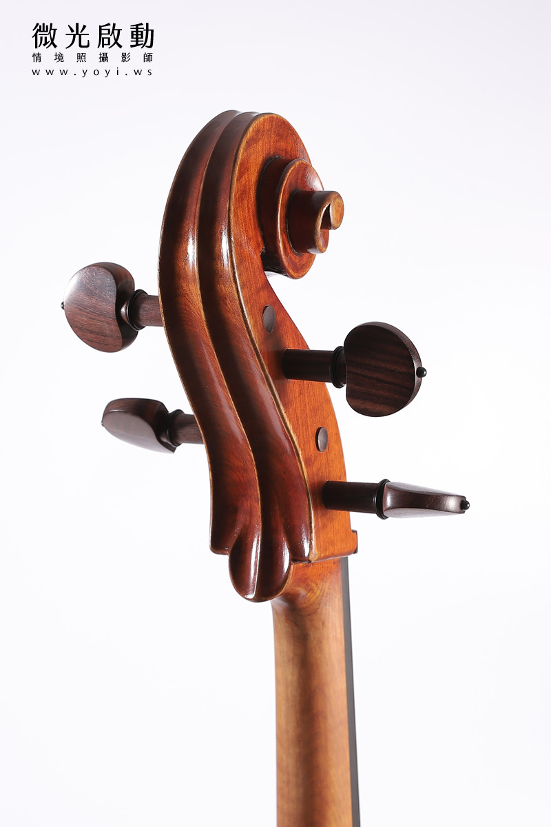 樂器商品攝影｜精典木質小提琴專業去背與細節攝影 1