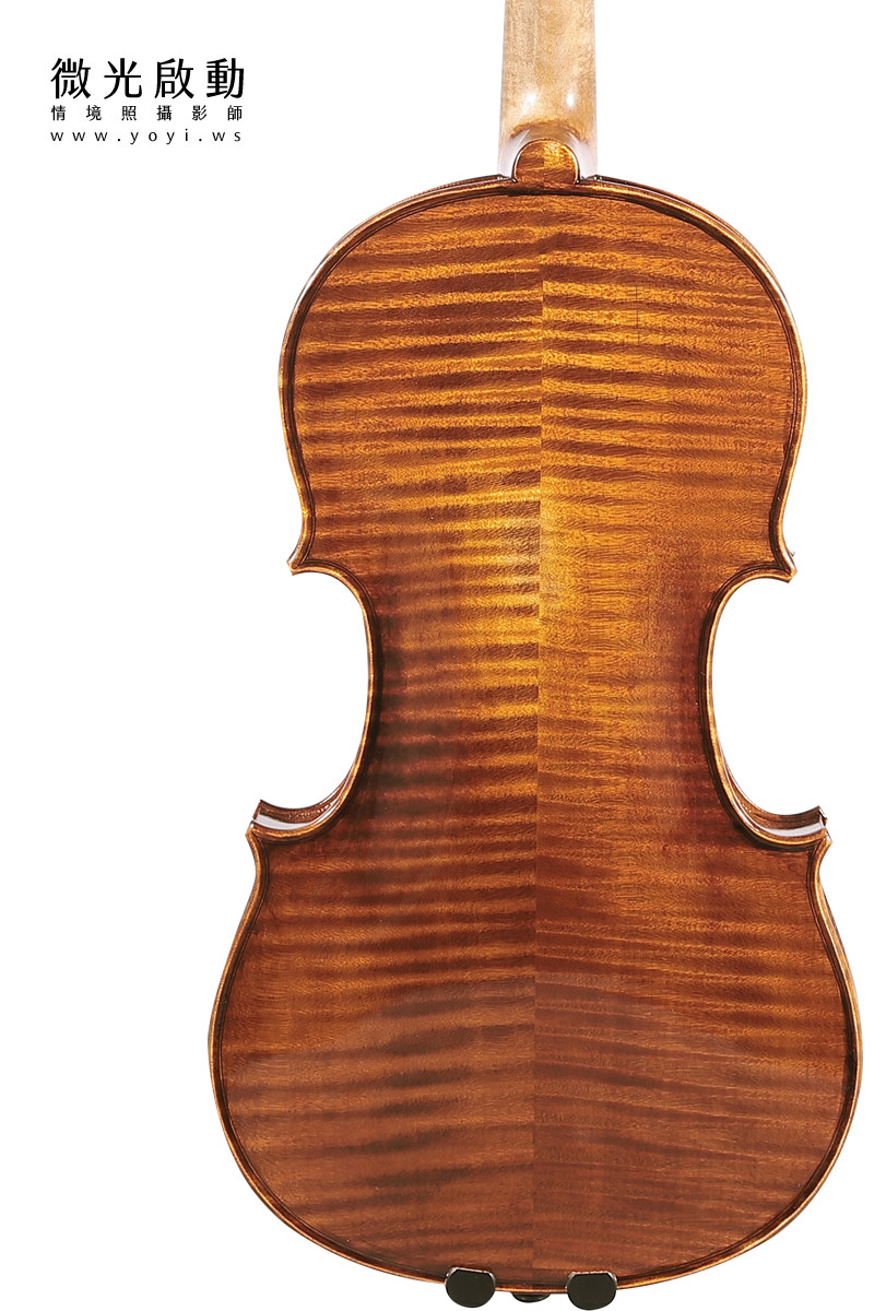 樂器商品攝影｜精典木質小提琴專業去背與細節攝影 15