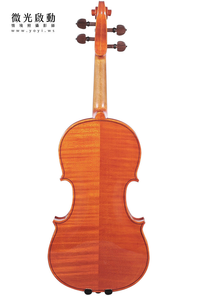 樂器商品攝影｜精典木質小提琴專業去背與細節攝影 23