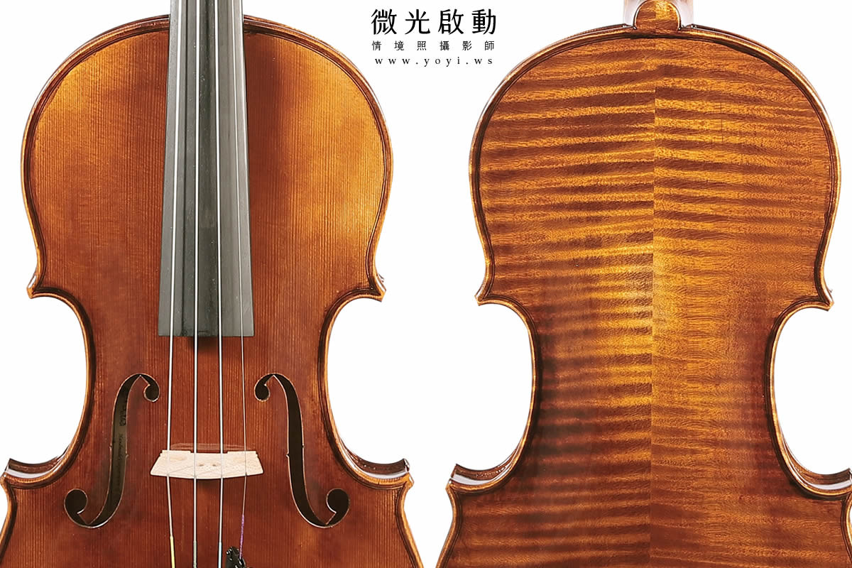 樂器商品攝影｜精典木質小提琴專業去背與細節攝影 27