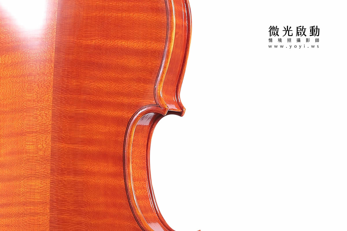 樂器商品攝影｜精典木質小提琴專業去背與細節攝影 41