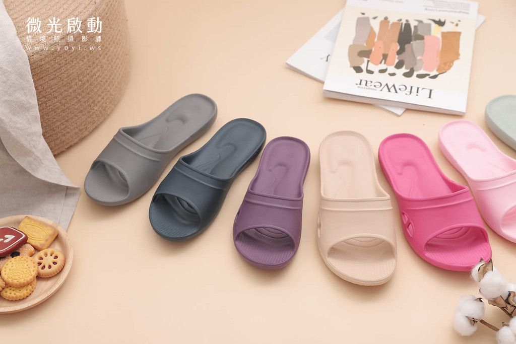 拖鞋商品攝影｜太松居家保暖拖鞋與長襪模特兒實穿攝影｜太松 25
