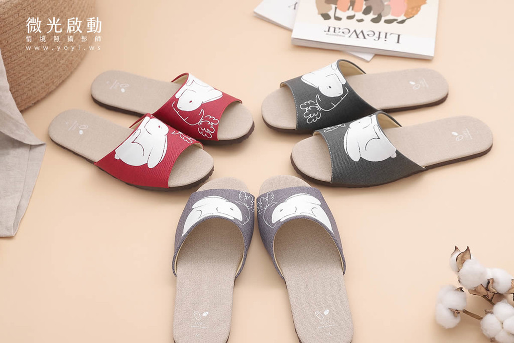 拖鞋商品攝影｜太松居家保暖拖鞋與長襪模特兒實穿攝影｜太松 29