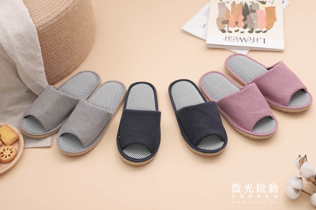 拖鞋商品攝影｜太松居家保暖拖鞋與長襪模特兒實穿攝影｜太松 33