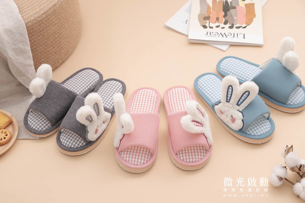 拖鞋商品攝影｜太松居家保暖拖鞋與長襪模特兒實穿攝影｜太松 35