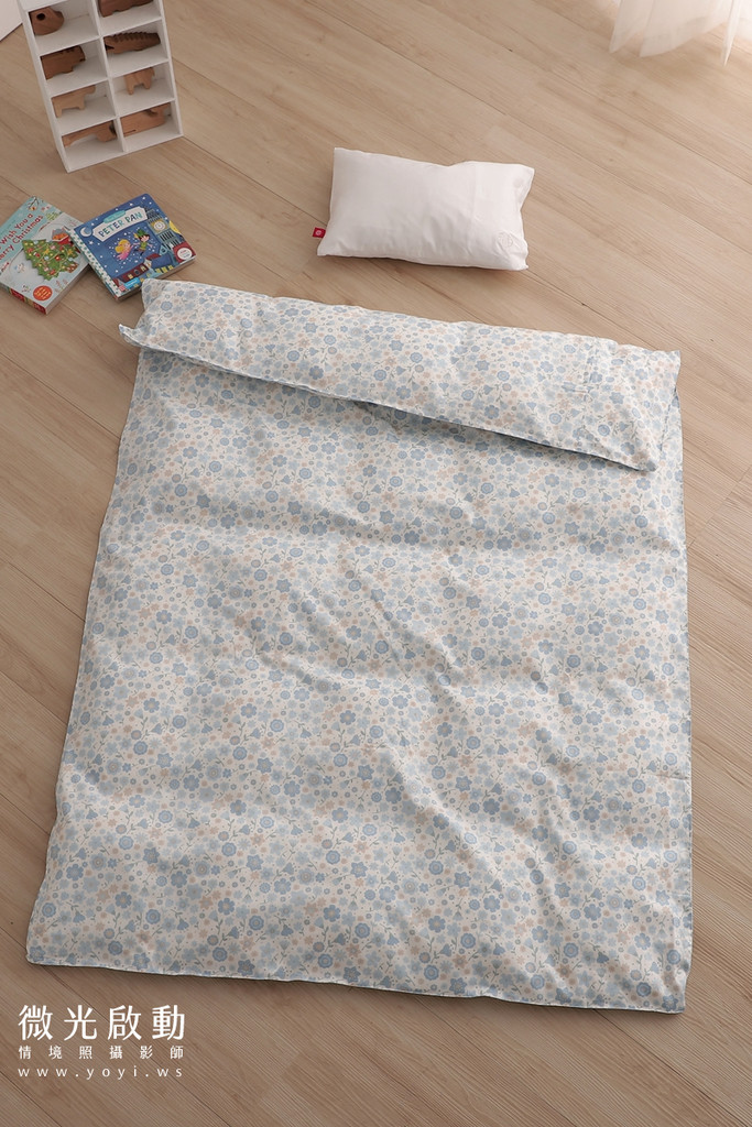 兒童寢具攝影｜合隆羽藏質感童趣涼被與被枕組情境攝影｜合隆羽藏 5