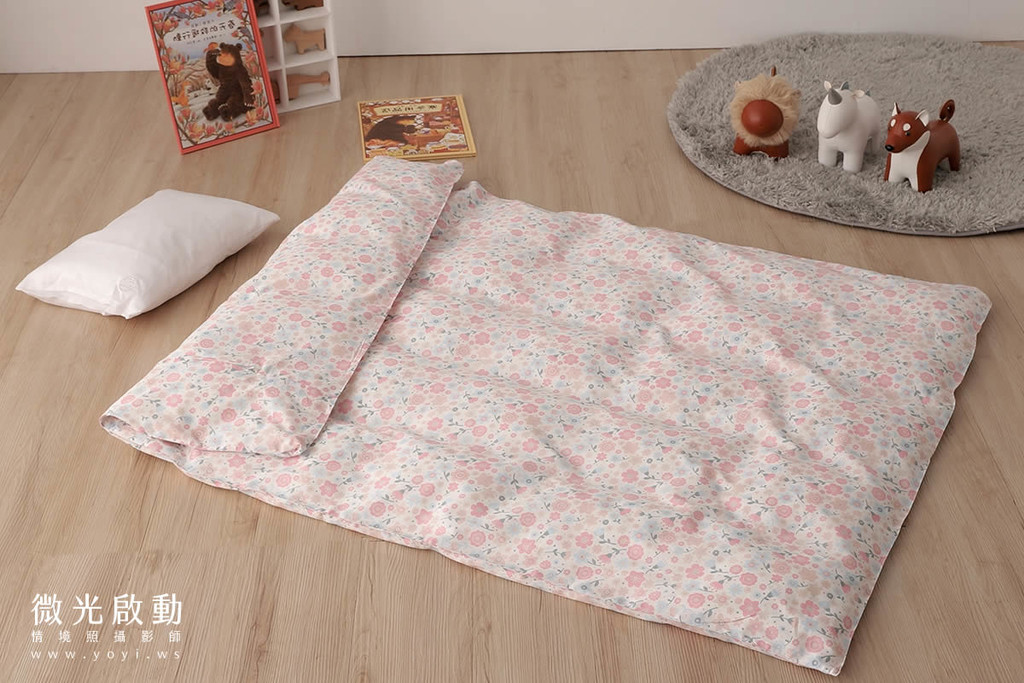 兒童寢具攝影｜合隆羽藏質感童趣涼被與被枕組情境攝影｜合隆羽藏 35