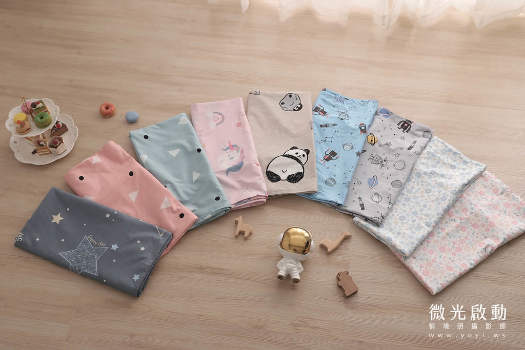 兒童寢具攝影｜合隆羽藏質感童趣涼被與被枕組情境攝影｜合隆羽藏 71