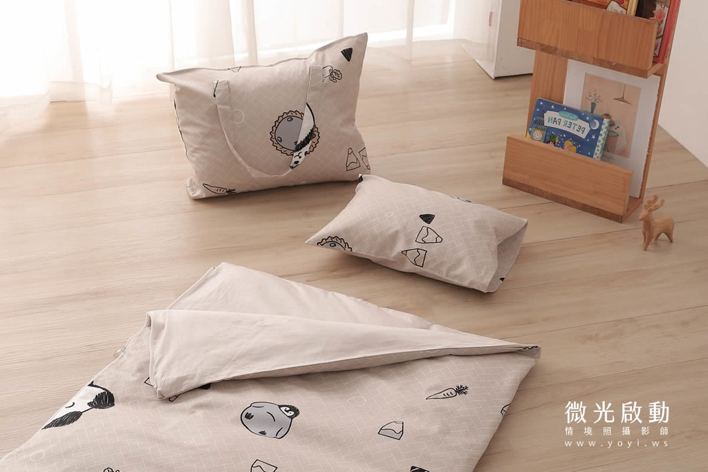 兒童寢具攝影｜合隆羽藏質感童趣涼被與被枕組情境攝影｜合隆羽藏 109