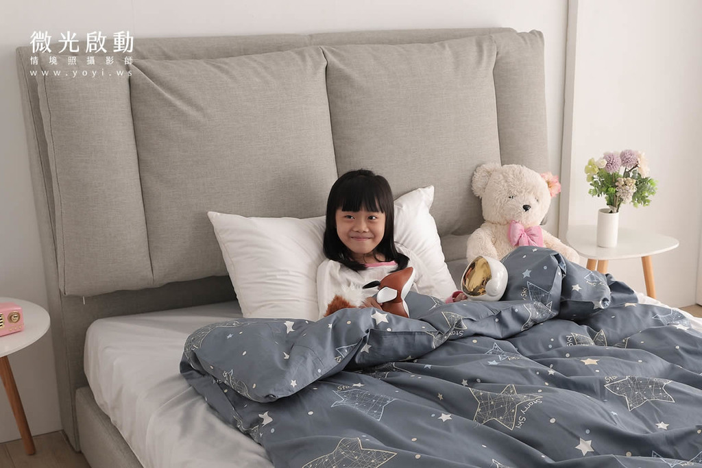 兒童寢具攝影｜合隆羽藏質感童趣涼被與被枕組情境攝影｜合隆羽藏 163