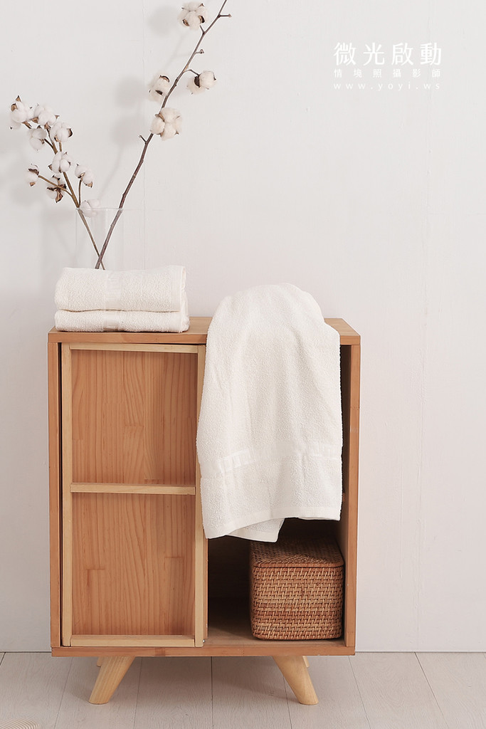 毛巾商品攝影｜木質家居簡約風毛巾情境攝影｜星紅 33