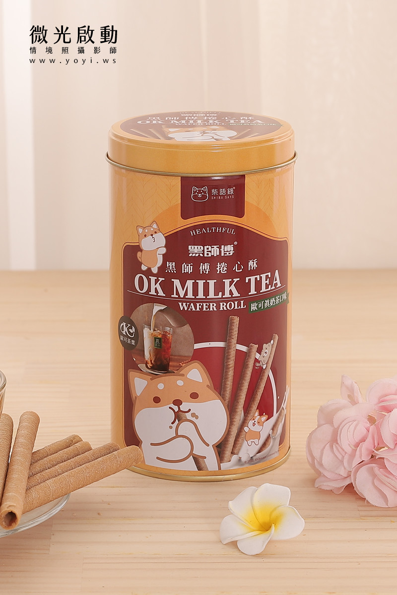 美食商品攝影｜黑師傅捲心酥經典口味與午茶情境攝影｜黑師傅 17