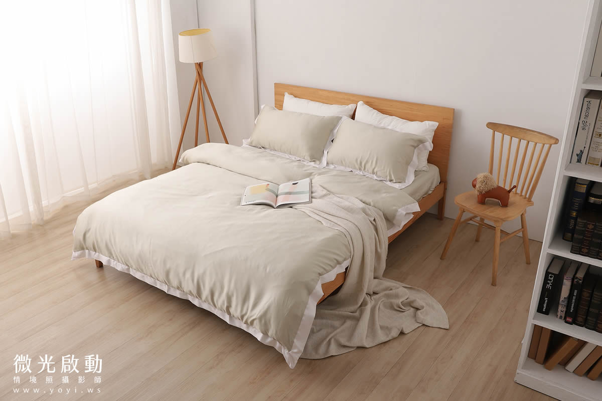 寢具商品攝影｜可愛動物圖騰雙人床包居家情境攝影｜愛利斯 23