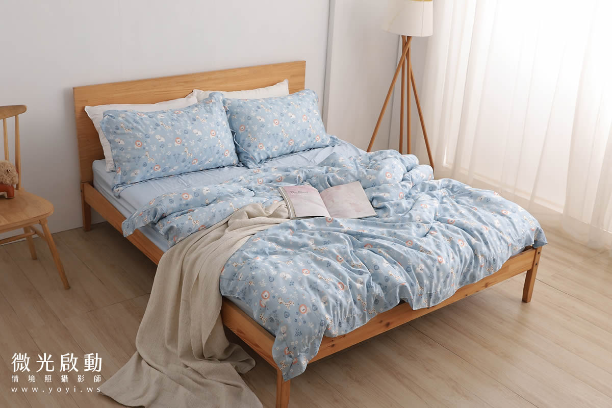 寢具商品攝影｜可愛動物圖騰雙人床包居家情境攝影｜愛利斯 39