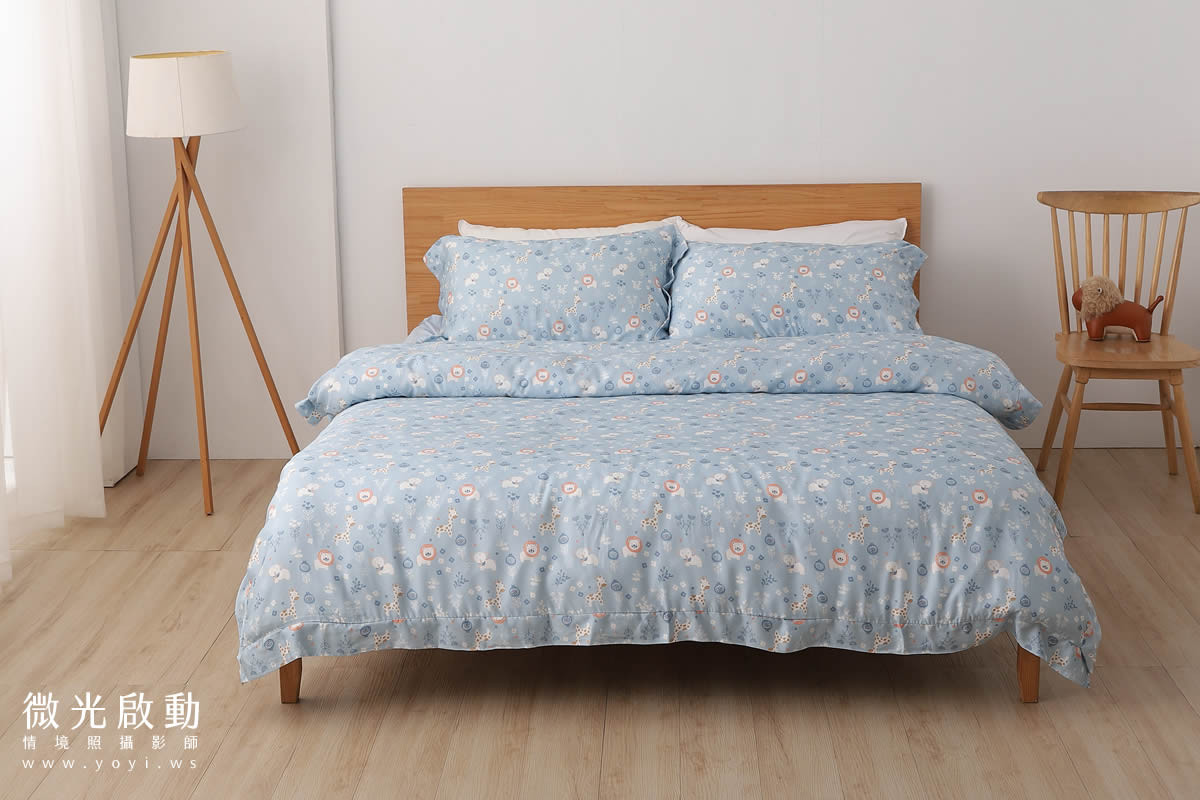 寢具商品攝影｜可愛動物圖騰雙人床包居家情境攝影｜愛利斯 41