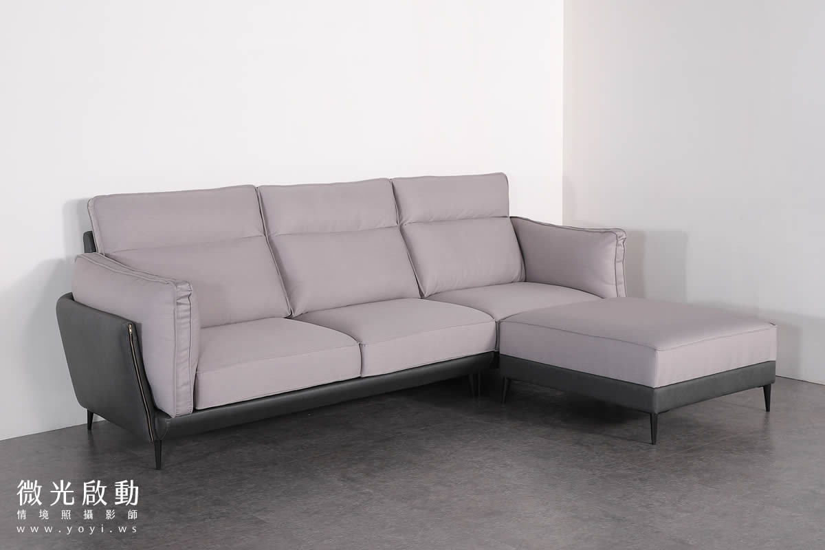 家具商品攝影｜黑色皮革高質感床組與厚實床墊情境攝影｜沙發大師、睡眠王國 5