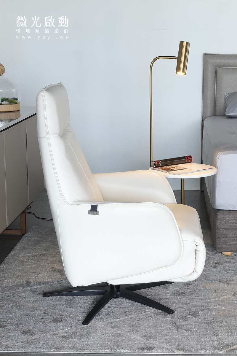 家具商品攝影｜黑色皮革高質感床組與厚實床墊情境攝影｜沙發大師、睡眠王國 29