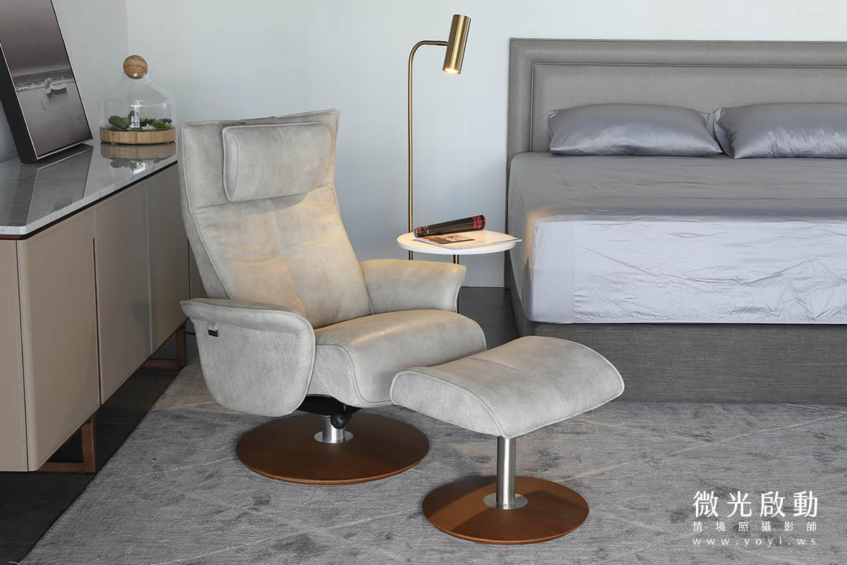 家具商品攝影｜黑色皮革高質感床組與厚實床墊情境攝影｜沙發大師、睡眠王國 39