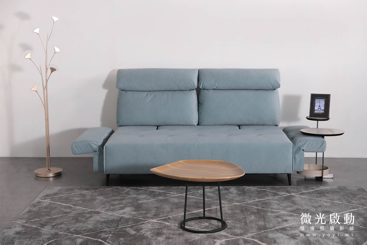 家具商品攝影｜黑色皮革高質感床組與厚實床墊情境攝影｜沙發大師、睡眠王國 41