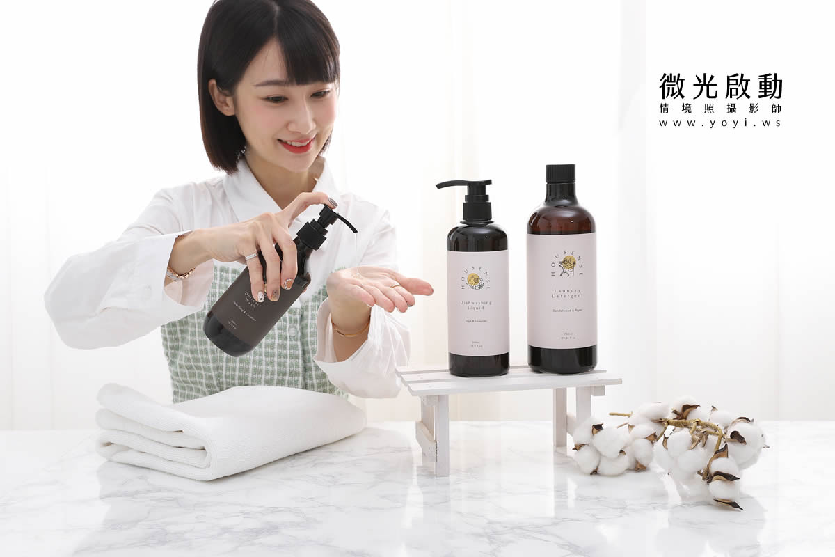 洗沐用品攝影｜沐浴乳與浴室精品模特兒居家情境攝影 7