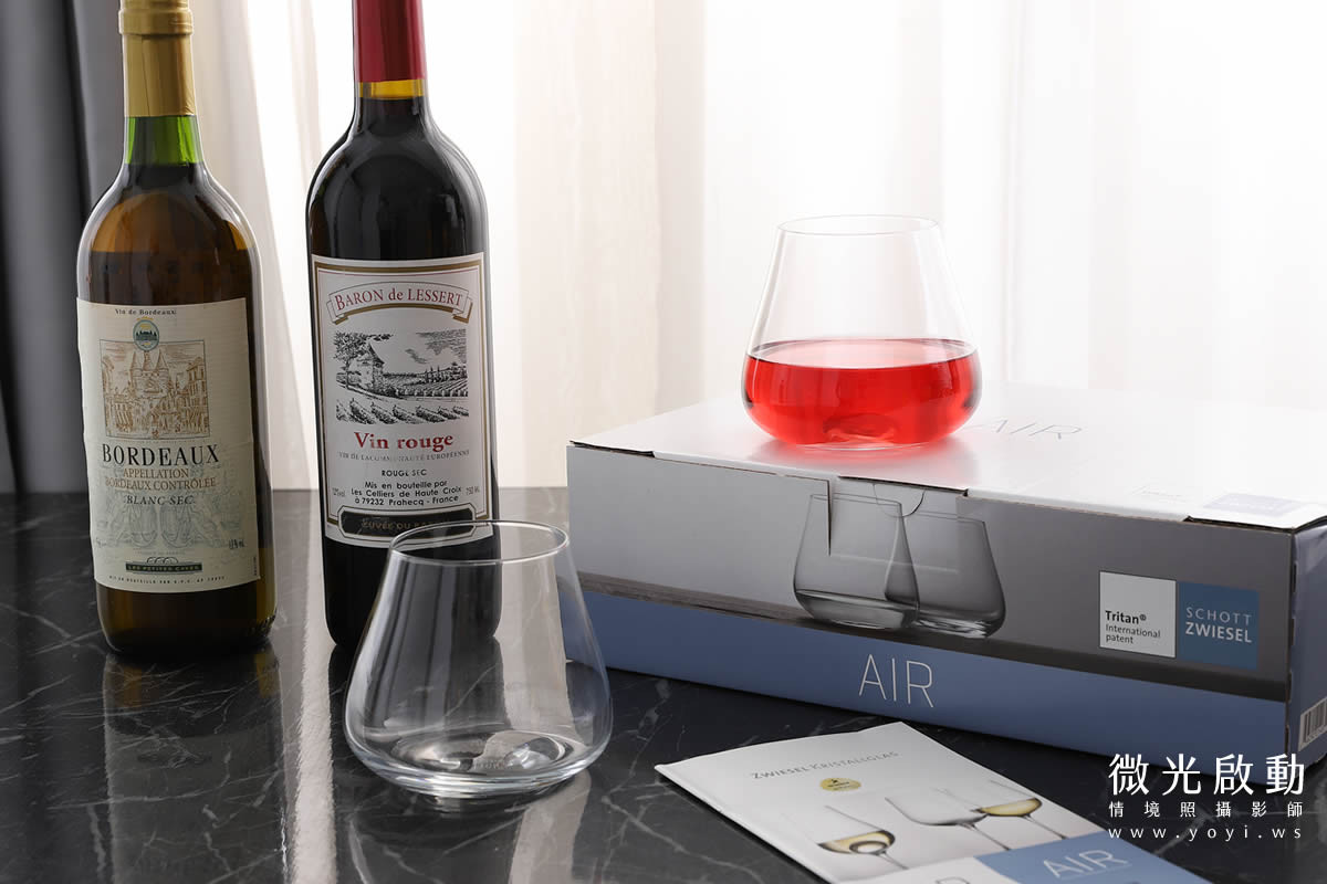 酒杯攝影｜高質感紅酒杯與酒瓶精緻光影攝影 3