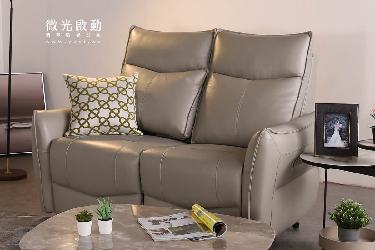 家具商品攝影｜高質感皮沙發與現代風床架情境攝影｜沙發大師 11