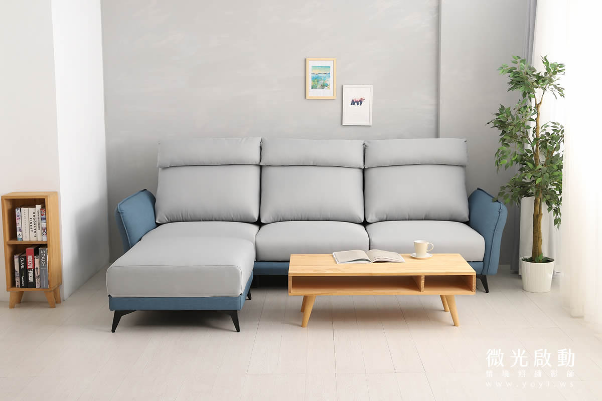 沙發商品攝影｜樂盟寶質感布沙發居家生活感攝影｜樂盟寶 1