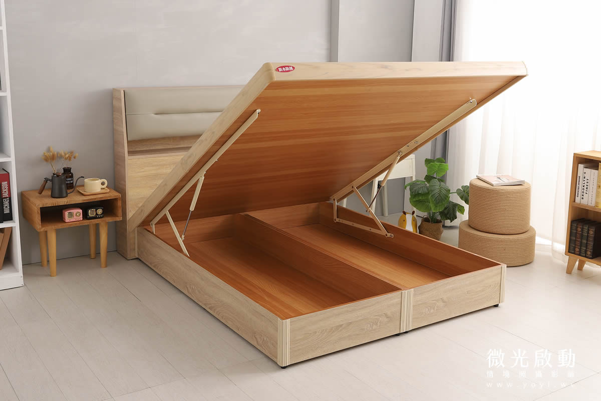 床架家具攝影｜樂盟寶多功能收納床架與床組情境攝影｜樂盟寶 5