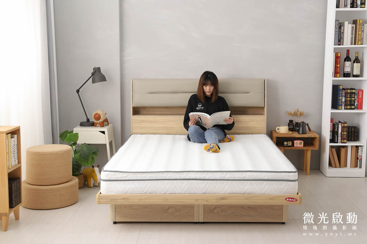 床架家具攝影｜樂盟寶多功能收納床架與床組情境攝影｜樂盟寶 15