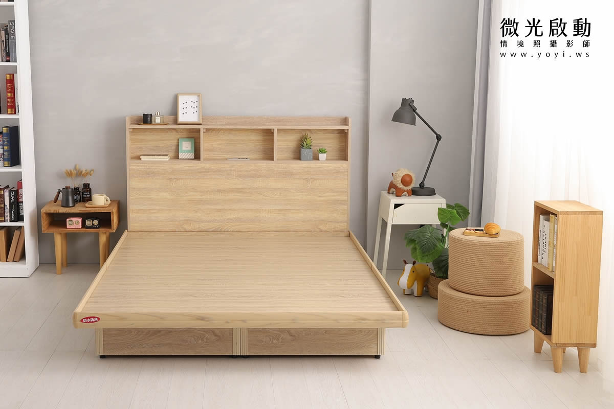床架家具攝影｜樂盟寶多功能收納床架與床組情境攝影｜樂盟寶 31