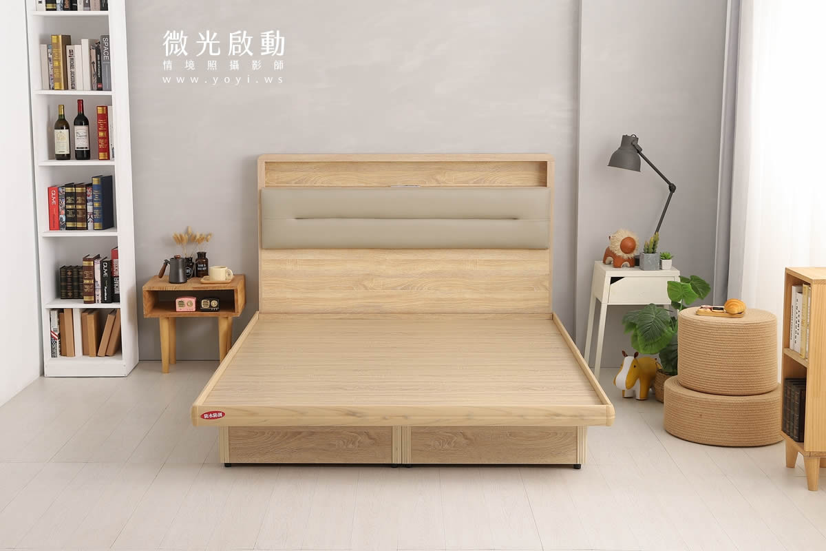 床架家具攝影｜樂盟寶多功能收納床架與床組情境攝影｜樂盟寶 37