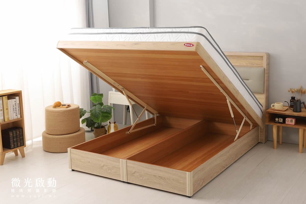 床架家具攝影｜樂盟寶多功能收納床架與床組情境攝影｜樂盟寶 47