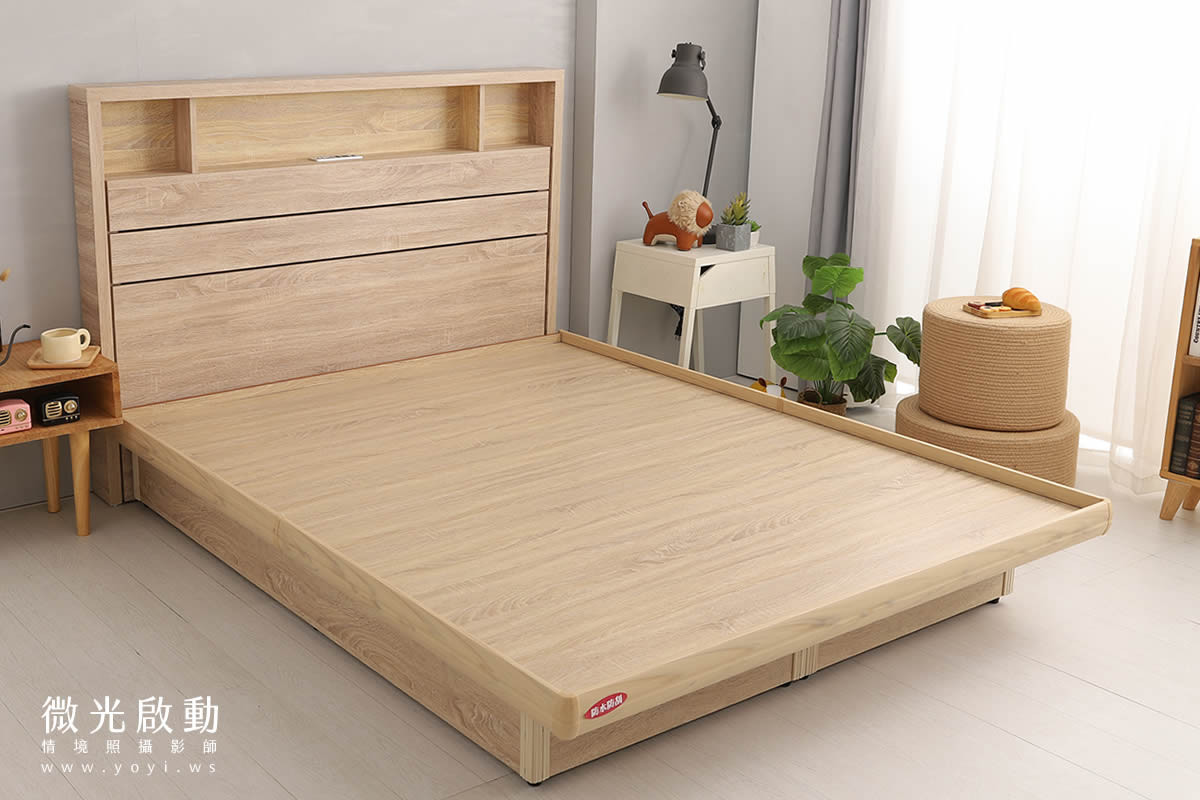 床架家具攝影｜樂盟寶多功能收納床架與床組情境攝影｜樂盟寶 65