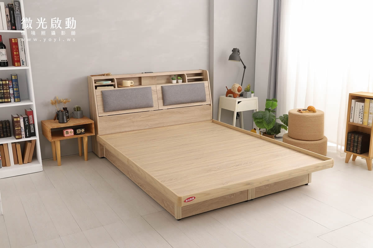 床架家具攝影｜樂盟寶多功能收納床架與床組情境攝影｜樂盟寶 117