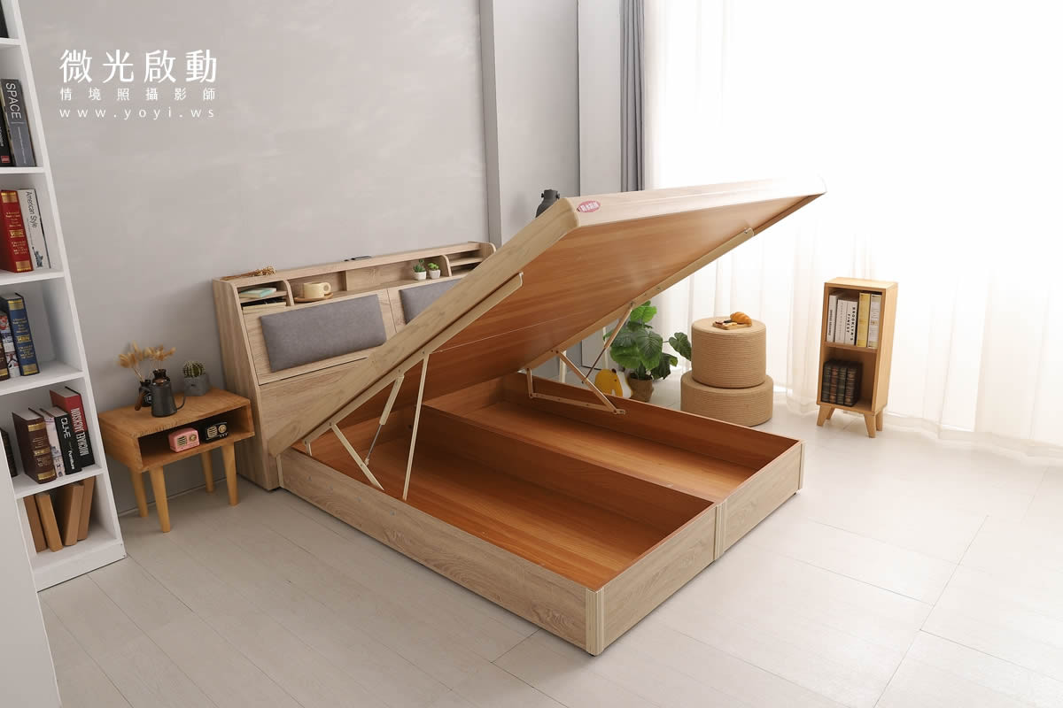 床架家具攝影｜樂盟寶多功能收納床架與床組情境攝影｜樂盟寶 119