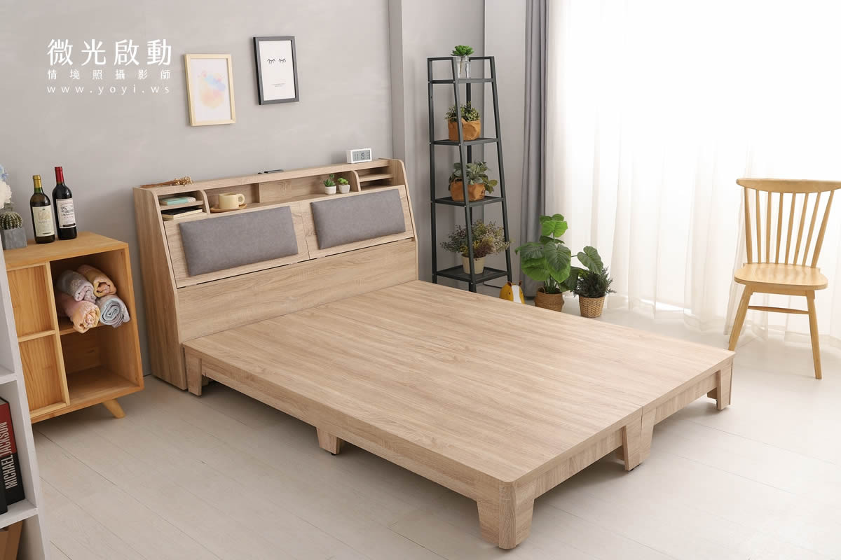 床架家具攝影｜樂盟寶多功能收納床架與床組情境攝影｜樂盟寶 125