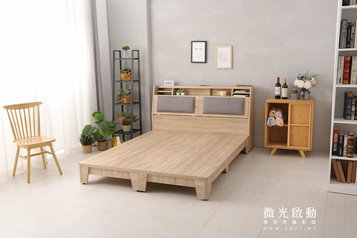 床架家具攝影｜樂盟寶多功能收納床架與床組情境攝影｜樂盟寶 127