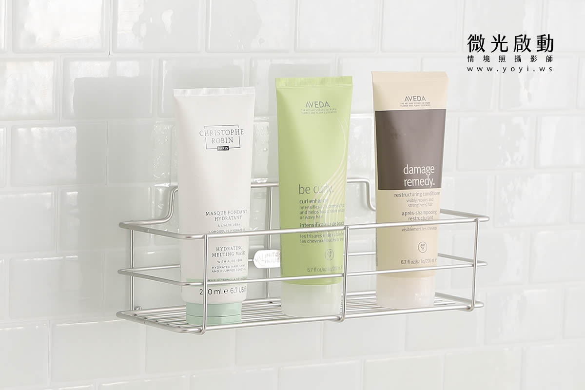 衛浴五金攝影｜不銹鋼多功能置物架居家收納情境攝影｜再賀 7