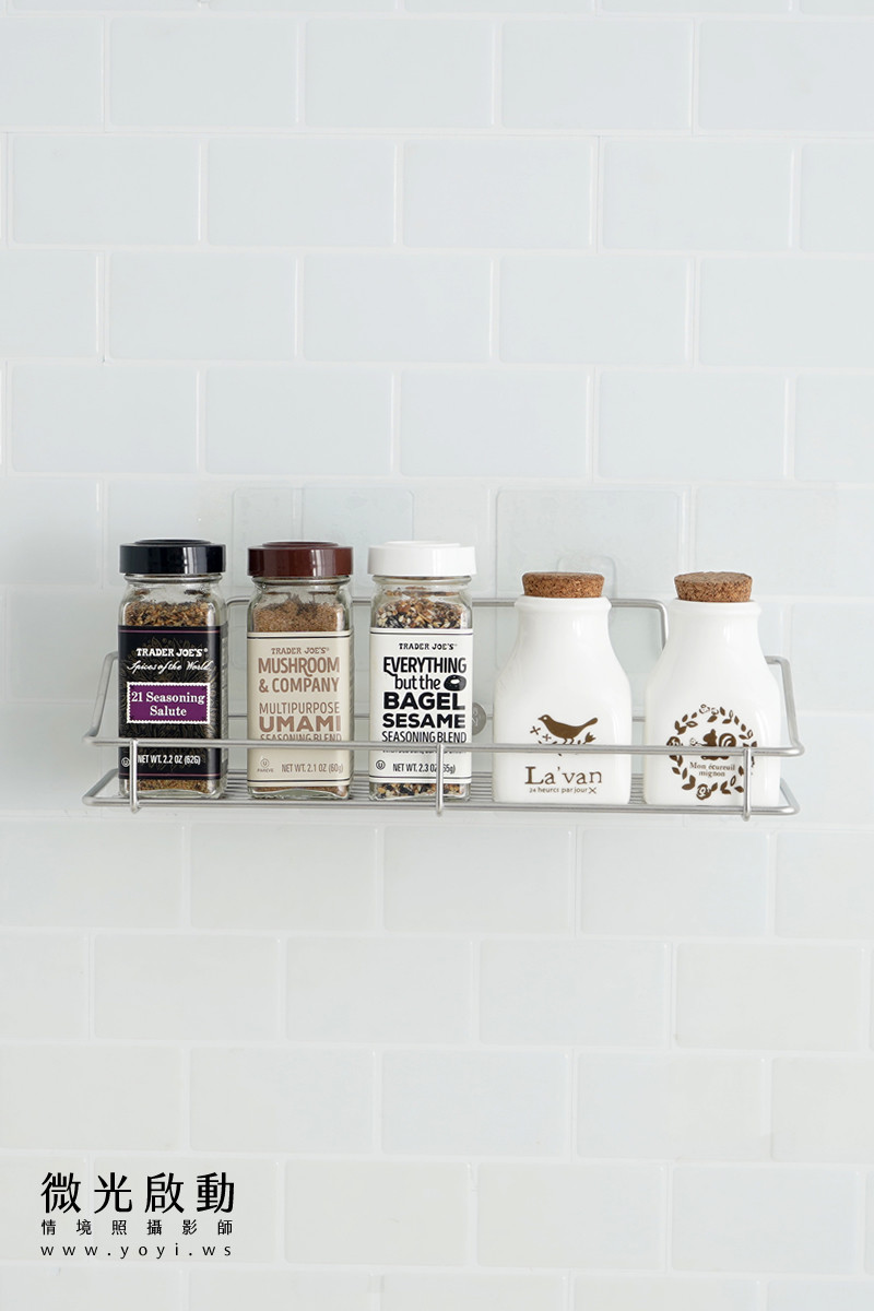 衛浴五金攝影｜不銹鋼多功能置物架居家收納情境攝影｜再賀 49