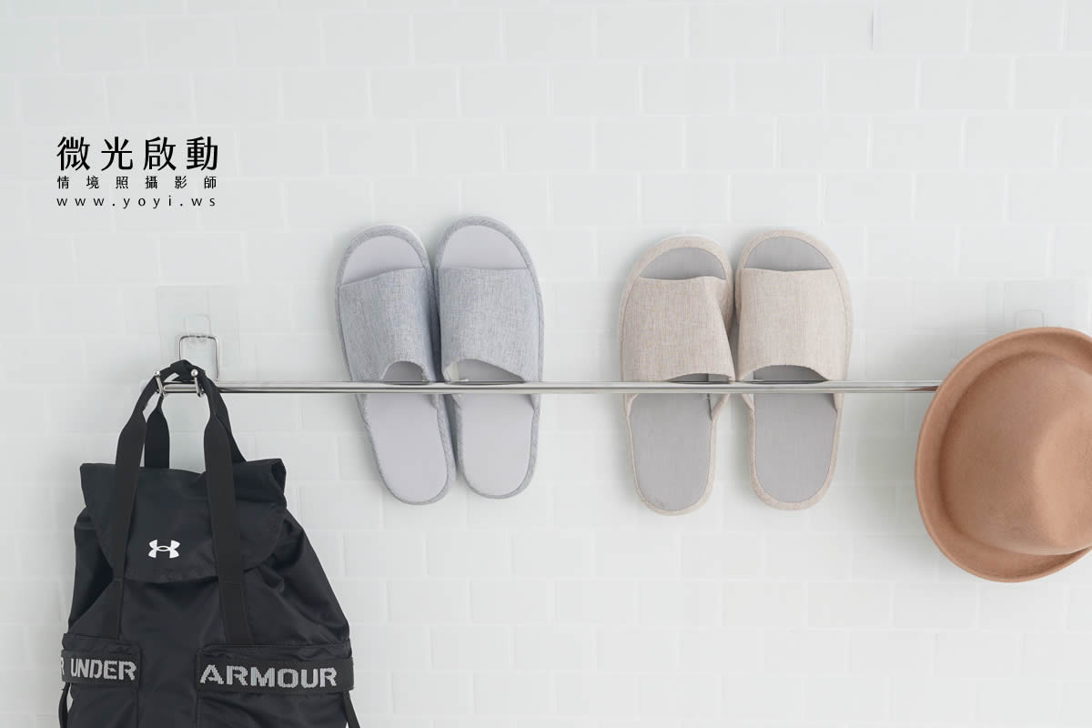 衛浴五金攝影｜不銹鋼多功能置物架居家收納情境攝影｜再賀 59