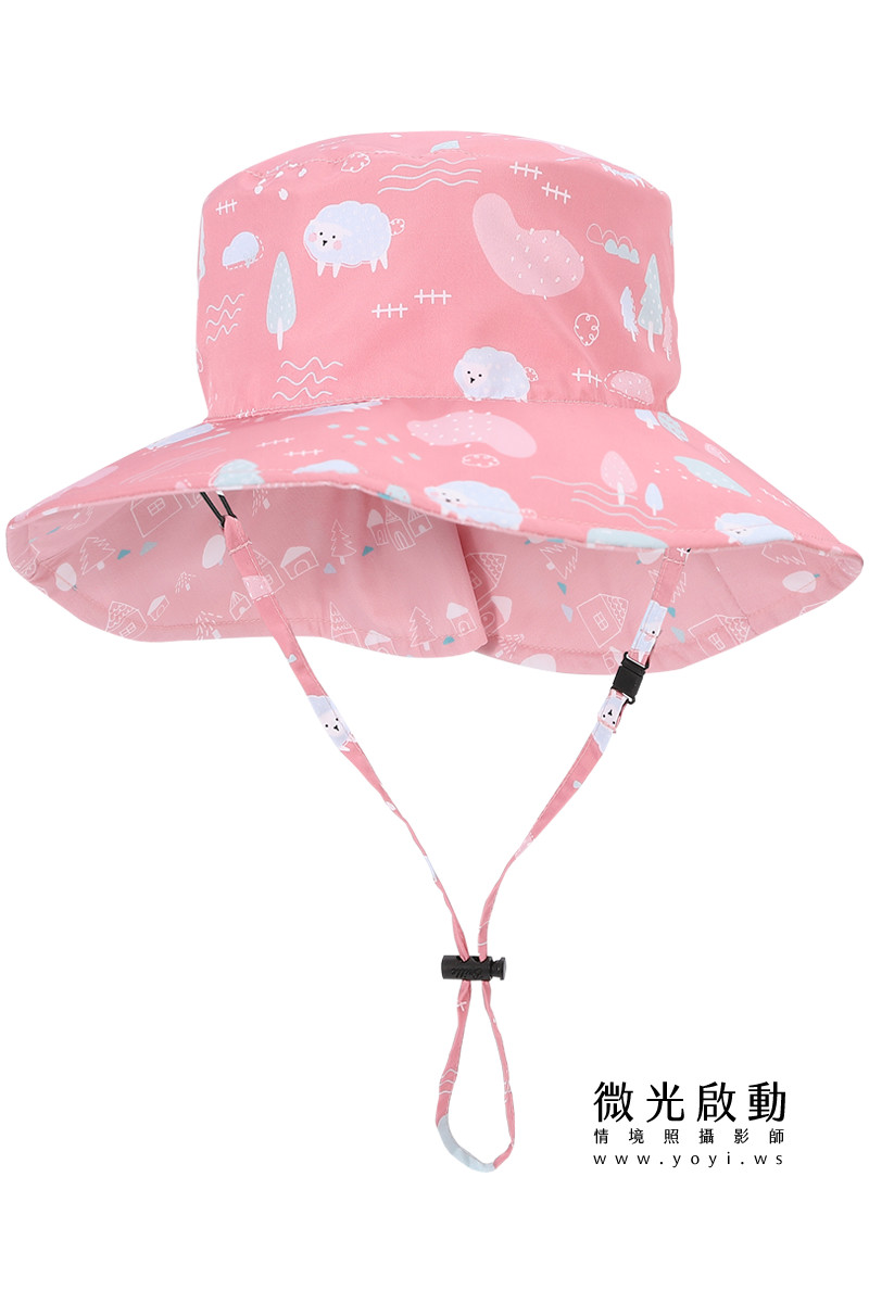 兒童商品攝影｜藍色碎花遮陽帽與童裝配件去背攝影｜樂芙寶寶 19