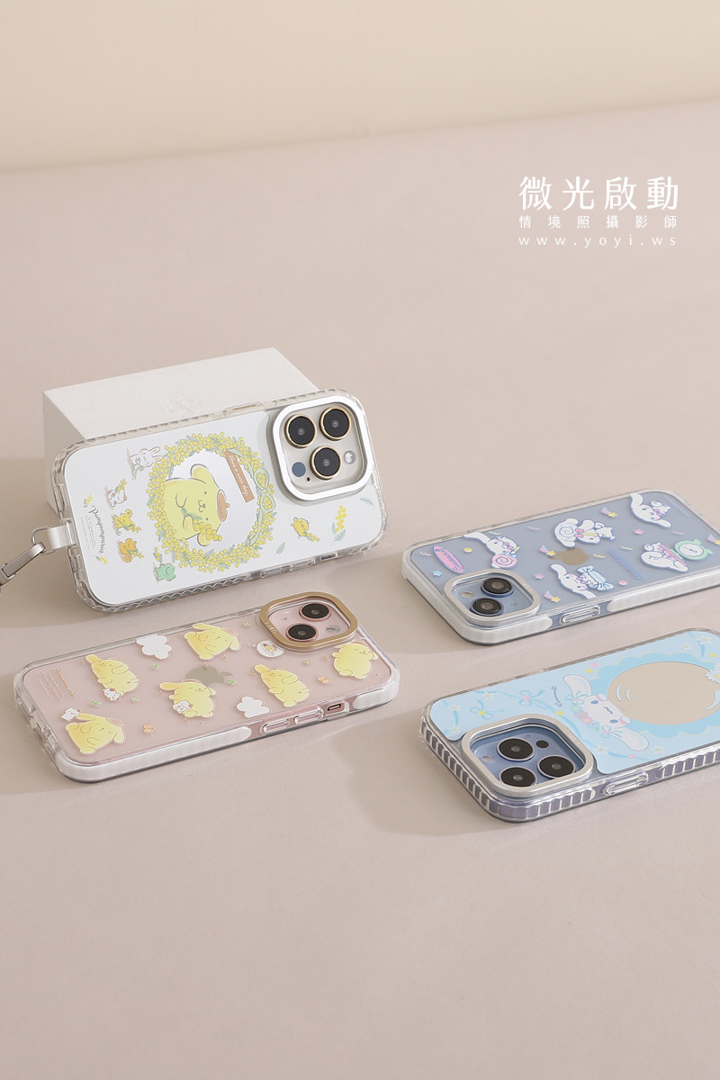 手機殼攝影｜粉藍色質感手機殼模特兒手持情境攝影 1