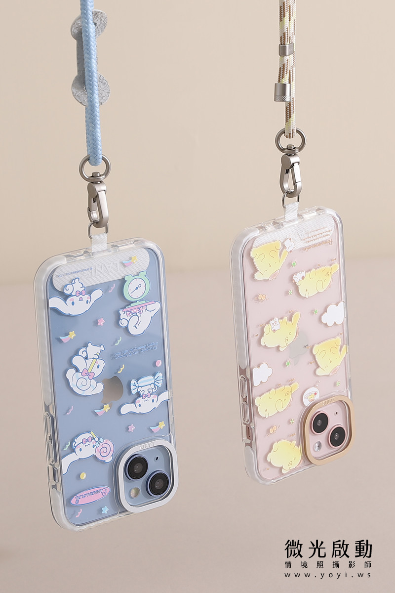 手機殼攝影｜粉藍色質感手機殼模特兒手持情境攝影 7