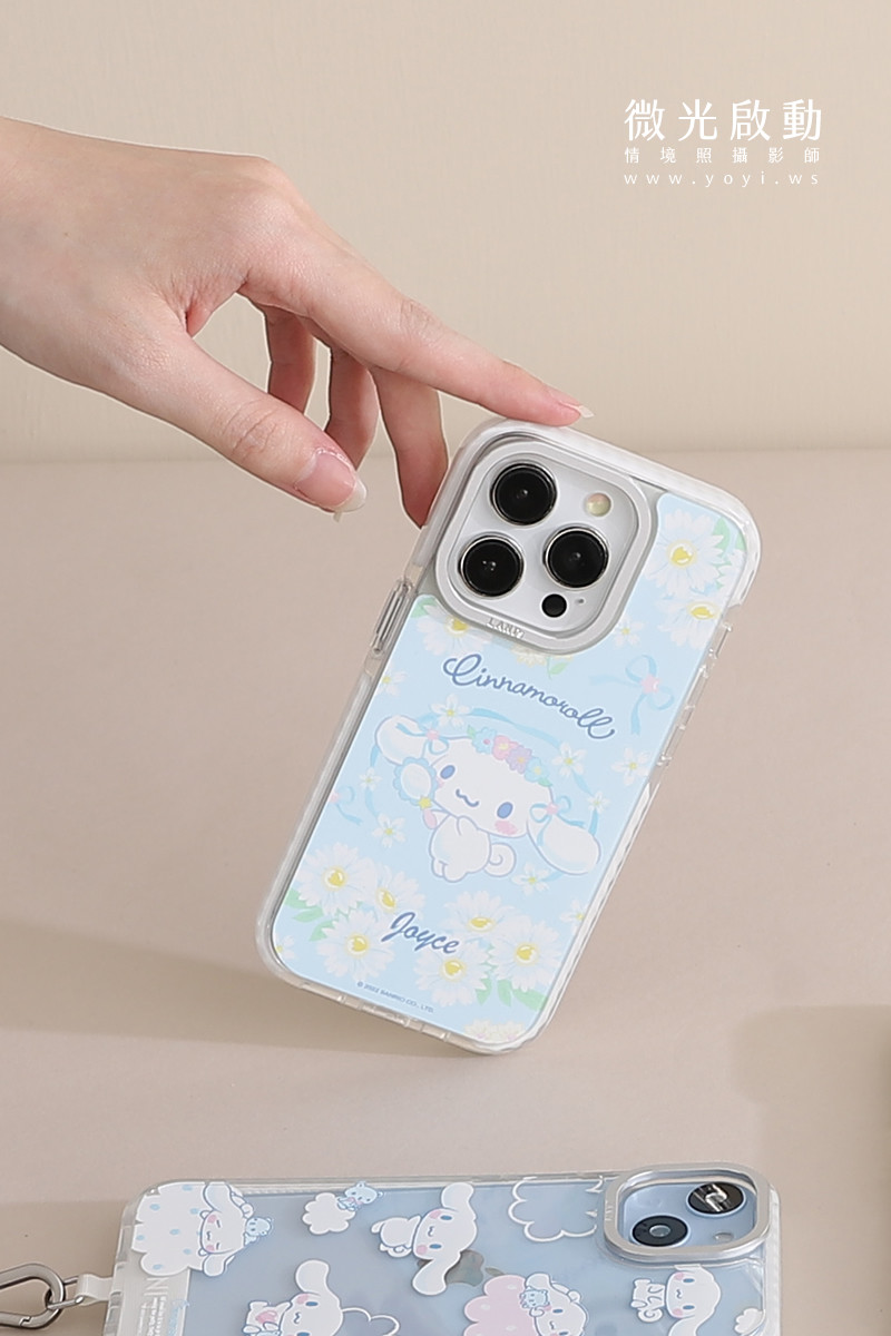 手機殼攝影｜粉藍色質感手機殼模特兒手持情境攝影 27