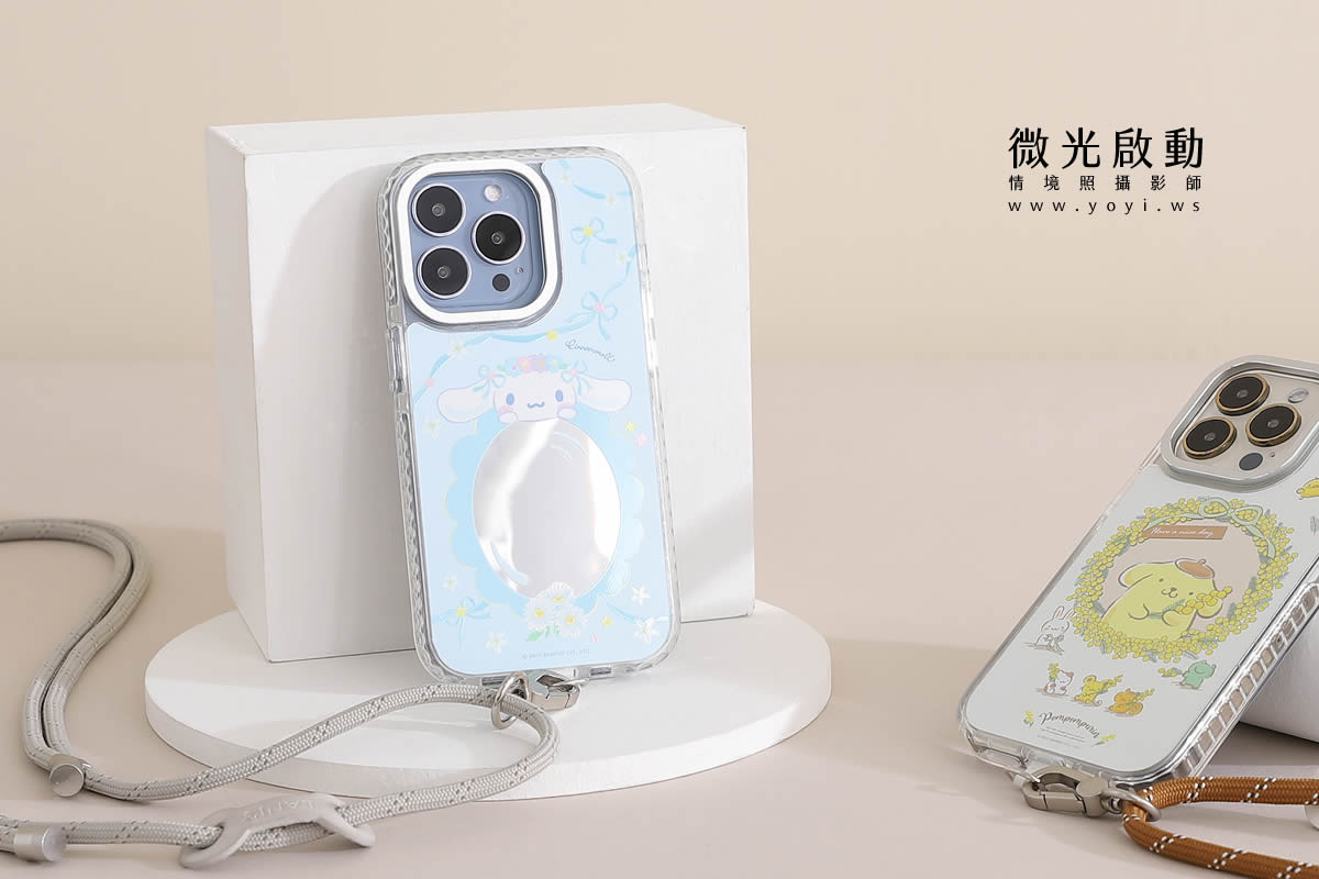 手機殼攝影｜粉藍色質感手機殼模特兒手持情境攝影 47