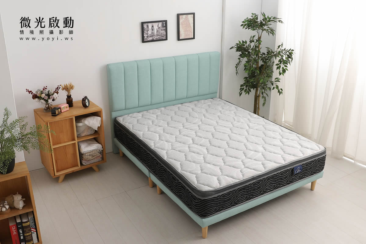 床墊家具攝影｜樂萌寶舒適床墊與床組男女情侶居家情境攝影｜樂萌寶 5