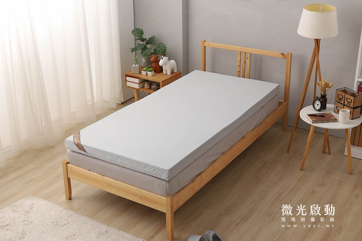 床墊家具攝影｜乳膠墊與記憶墊居家舒適情境攝影 9