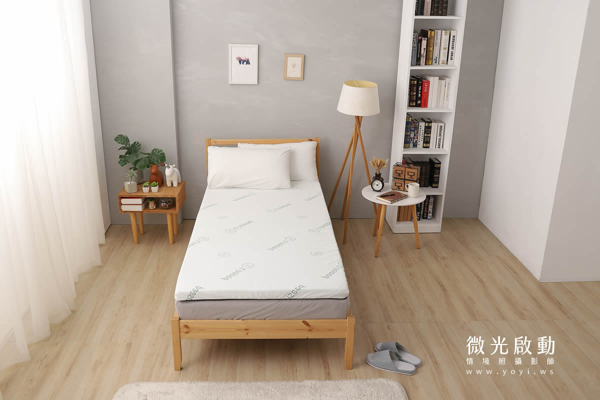 床墊家具攝影｜乳膠墊與記憶墊居家舒適情境攝影 13